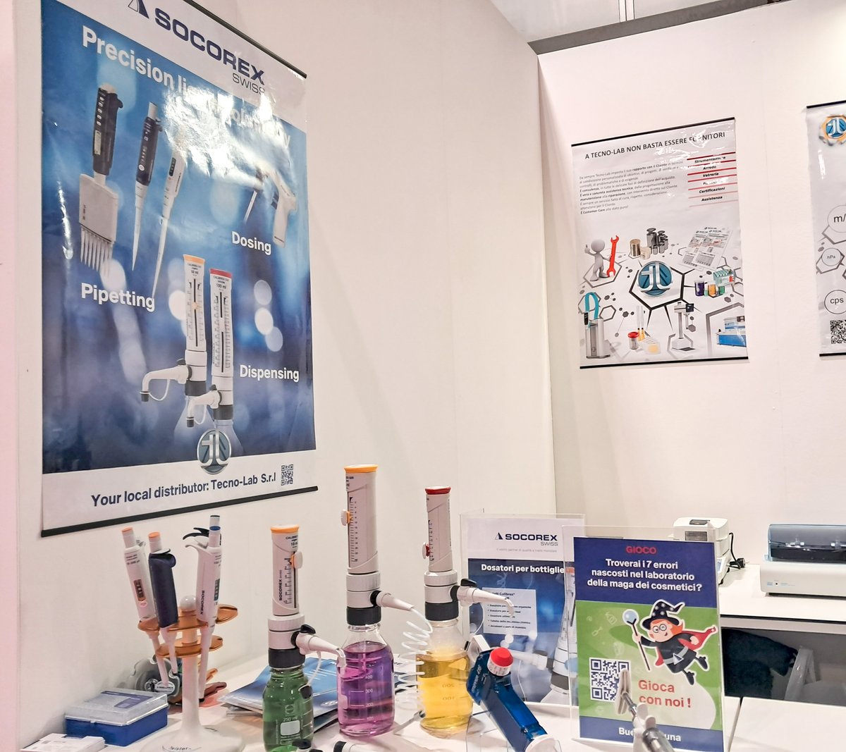 SocorexLab's tweet image. 📢Day 1 at Making Cosmetics in Milan with TECNO-LAB SRL, booth A19!
Stop by tomorrow (November 20) and explore our innovative liquid handling and laboratory instruments.
We are looking forward to connecting with you!🤝
#Socorex #LiquidHandling