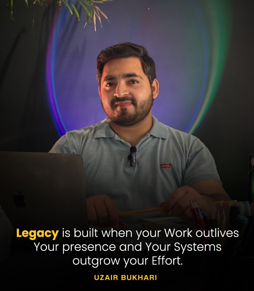 CaptenAMZ's tweet image. 𝗪𝗵𝗮𝘁 𝗹𝗮𝘀𝘁𝘀 𝗹𝗼𝗻𝗴𝗲𝗿 𝘁𝗵𝗮𝗻 𝗵𝗮𝗿𝗱 𝘄𝗼𝗿𝗸?
𝗦𝘆𝘀𝘁𝗲𝗺𝘀. 𝗟𝗲𝗴𝗮𝗰𝘆. 𝗜𝗺𝗽𝗮𝗰𝘁.

Your real success begins when your work keeps winning even when you’re not there to push it.

#LegacyMindset #SystemsOverHustle #EntrepreneurLife #CaptenAMZ #WorkSmart