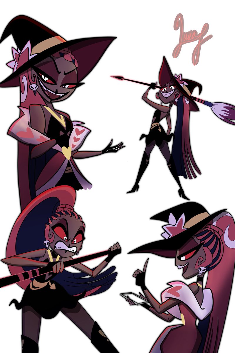 Lweaf_'s tweet image. Wow, you’re really pretty, lady….

I know.

#hazbinhotelseason2 #HazbinHotelvelvette #Velvette