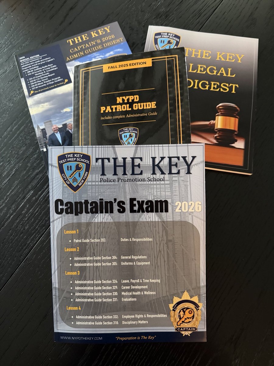 TheKeyTestPrep's tweet image. Your Path to Captain Starts Here.
All four books and MUCH more! 
If you haven’t registered yet — sign up today.