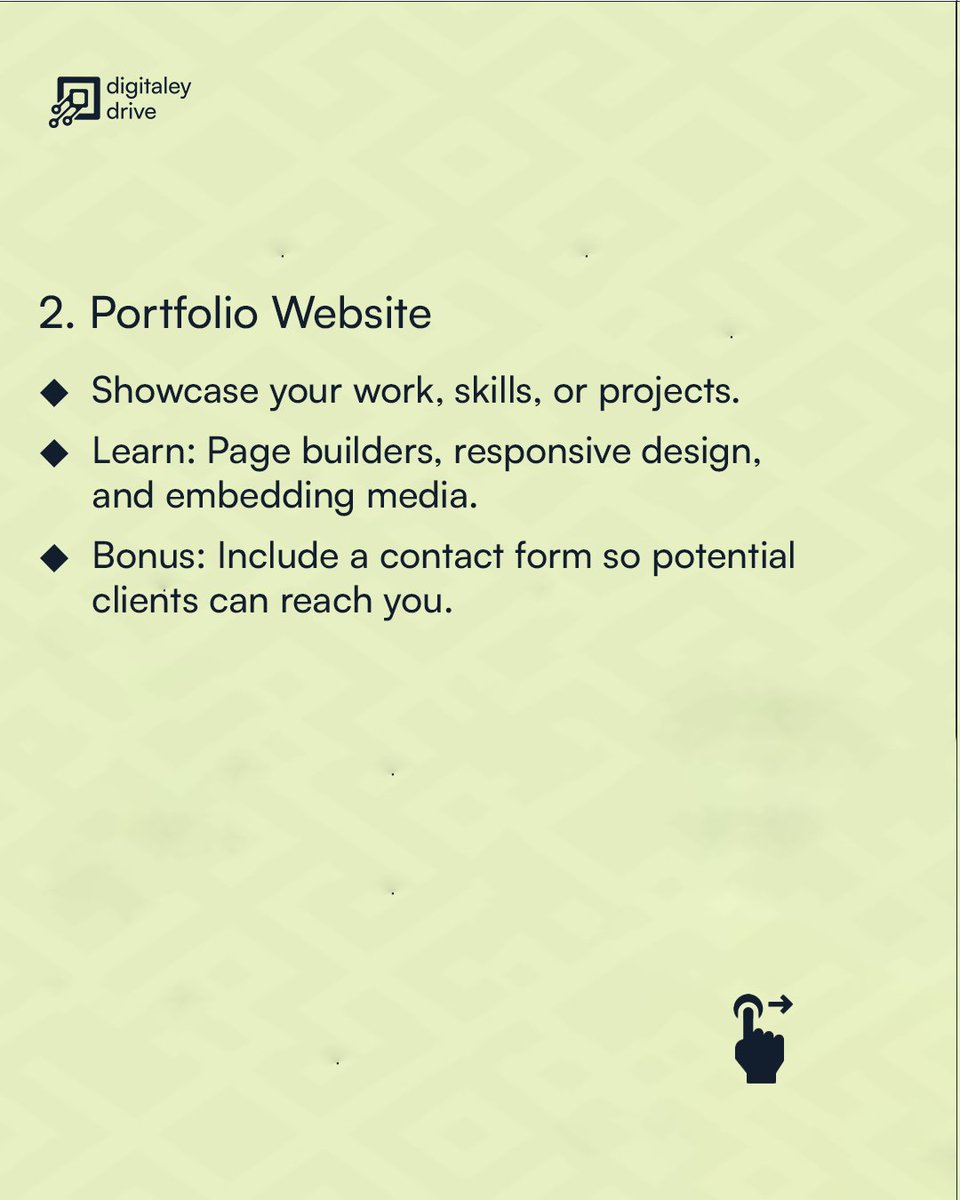 Digitaleydrive's tweet image. 👉 Want guided support and step-by-step lessons? Join our WordPress Development Course today and start creating professional websites with ease! Send a DM to sign up now for just #7,500, today. 

#wordpress #webdevelopment #learntocode #portfoliobuilding #beginnerfriendly