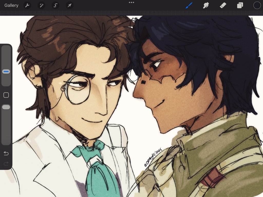 orphylicious's tweet image. #IDV redraw of a redraw... #NortPheus #IdentityV #OrphNort