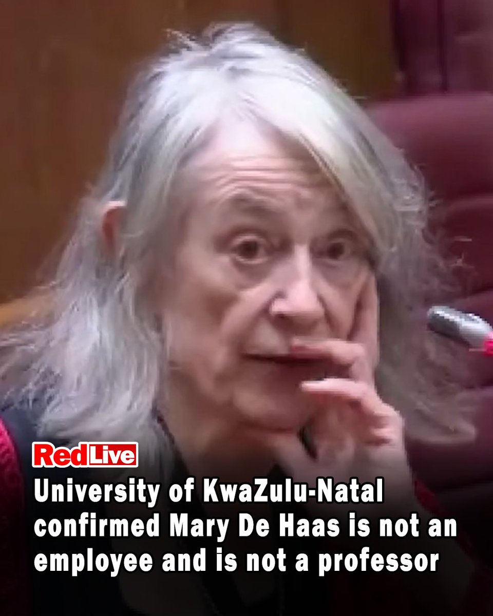 In response to mounting inquiries following Mary De Haas’s recent testimony before Parliament’s Ad Hoc Committee, the University of KwaZulu-Natal (UKZN) has issued a statement clarifying her ties to the institution.