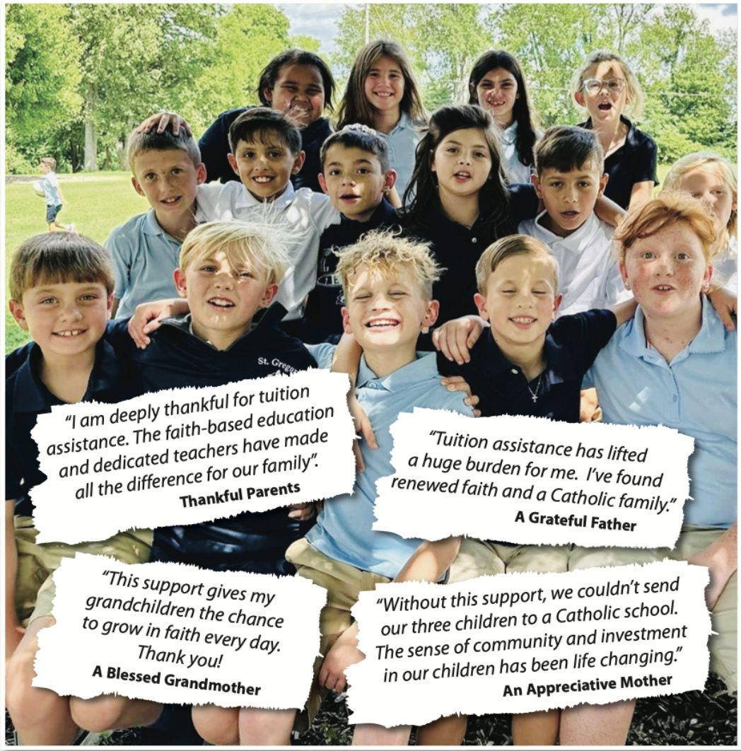 Look at the difference our donors are making!

If you or someone you know is interested in applying for tuition assistance, visit ceflou.org/tuition-assist… .

Remember, at the Catholic Education Foundation, "The Answer is Yes!"