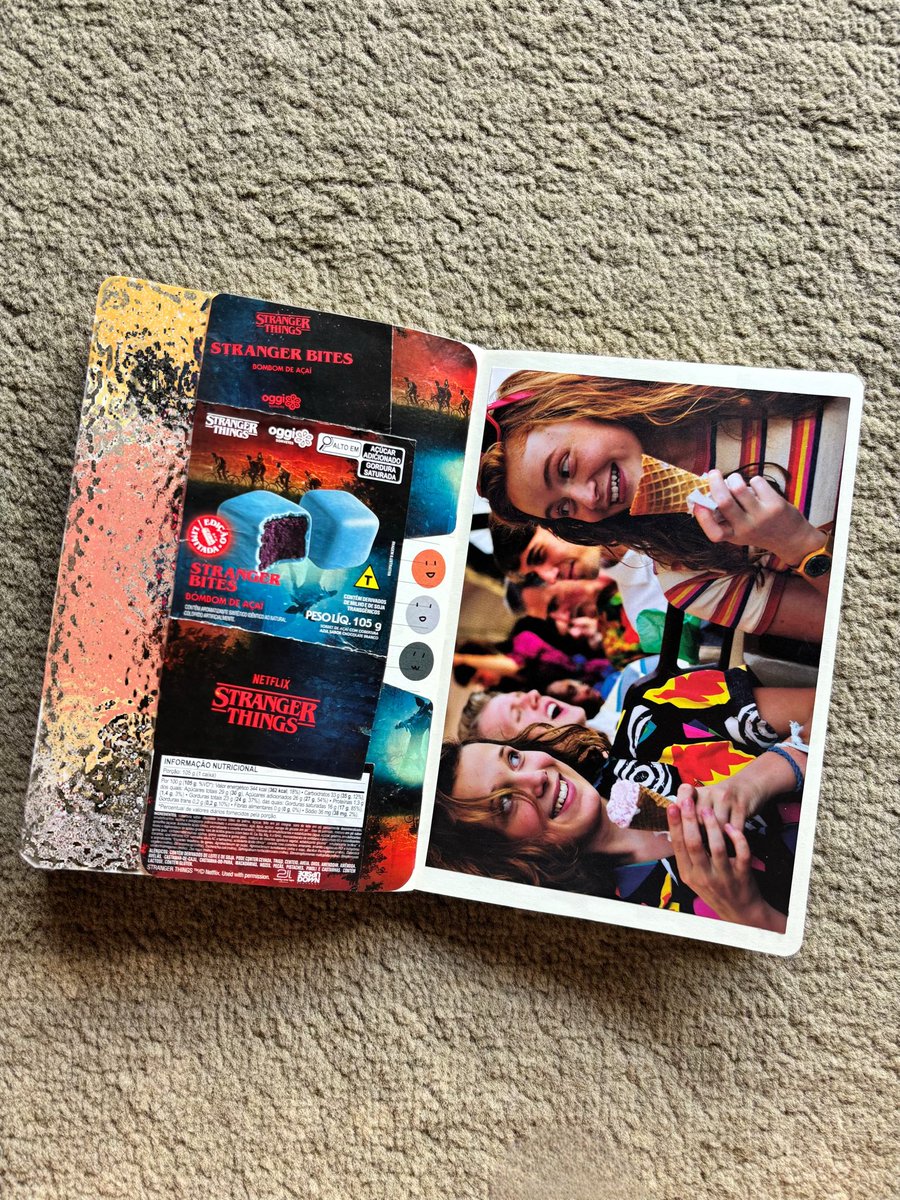 wheelereader's tweet photo. As embalagens dos produtos que comprei de Stranger Things viraram ✨arte✨!!!!! https://t.co/5bxxsBBDMT
