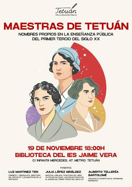 Unas jornadas ponen nombre a las maestras innovadoras de la Segunda República que ejercieron en el Distrito de Tetuán 👇
eldiario.es/madrid/somos/t…