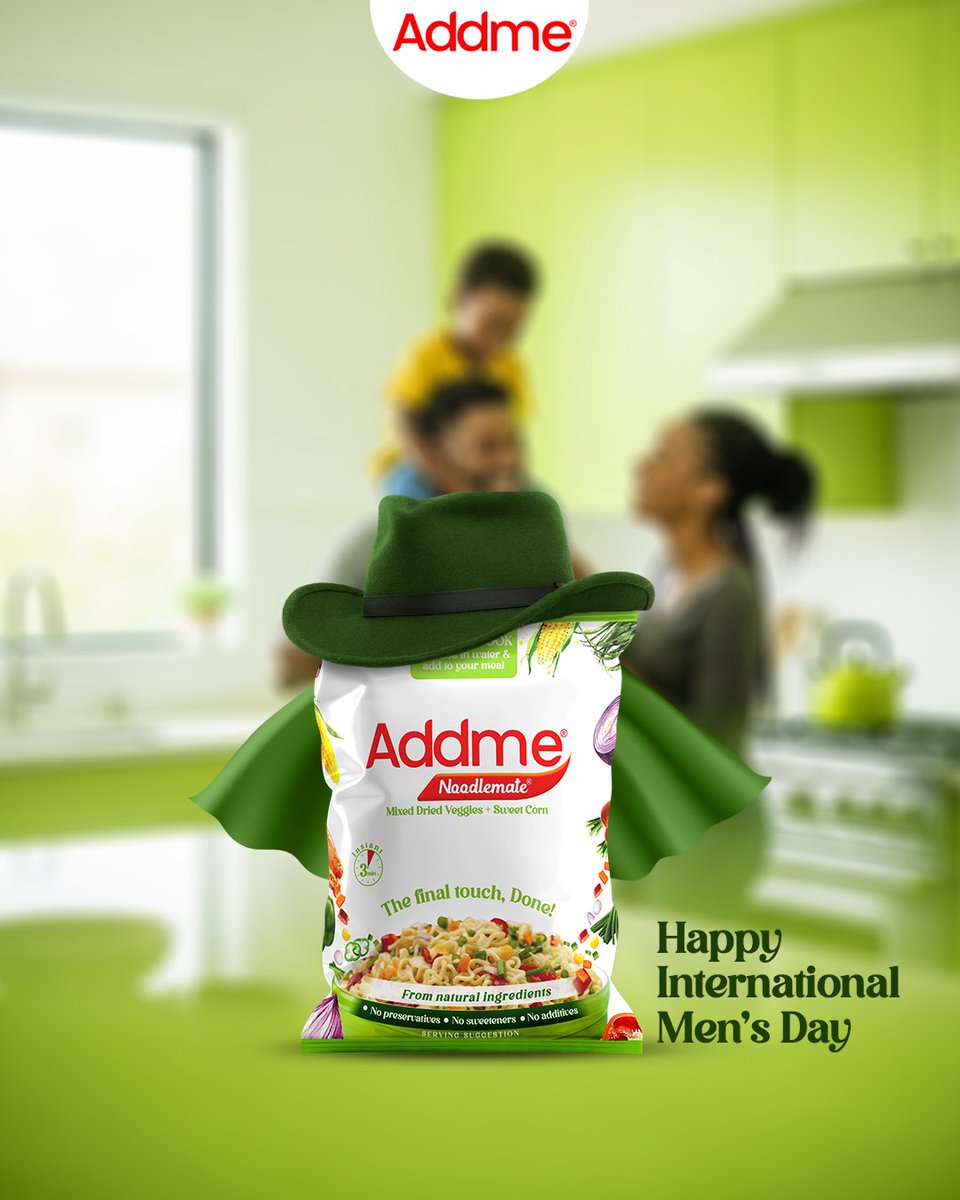 addmenigeria's tweet image. We celebrate every dad, son, brother, uncle, friend, and man who shows up to protect, provide, cook, and add ease to the lives around them. 

Happy International Men’s Day 

#Addme #AddmeForThingsYouLuv #InternationalMensDay