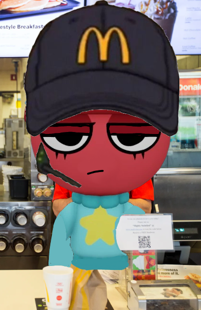 (interaction bait bc I'm lonely)
-you were very hungry while walking around garden view when you came across.. a Mcdonadls?? why? well why not? anyways you walk in and you saw Gigi at the counter-

🎰: *sigh* ... I hate this job so much..
 
(wdyd?)