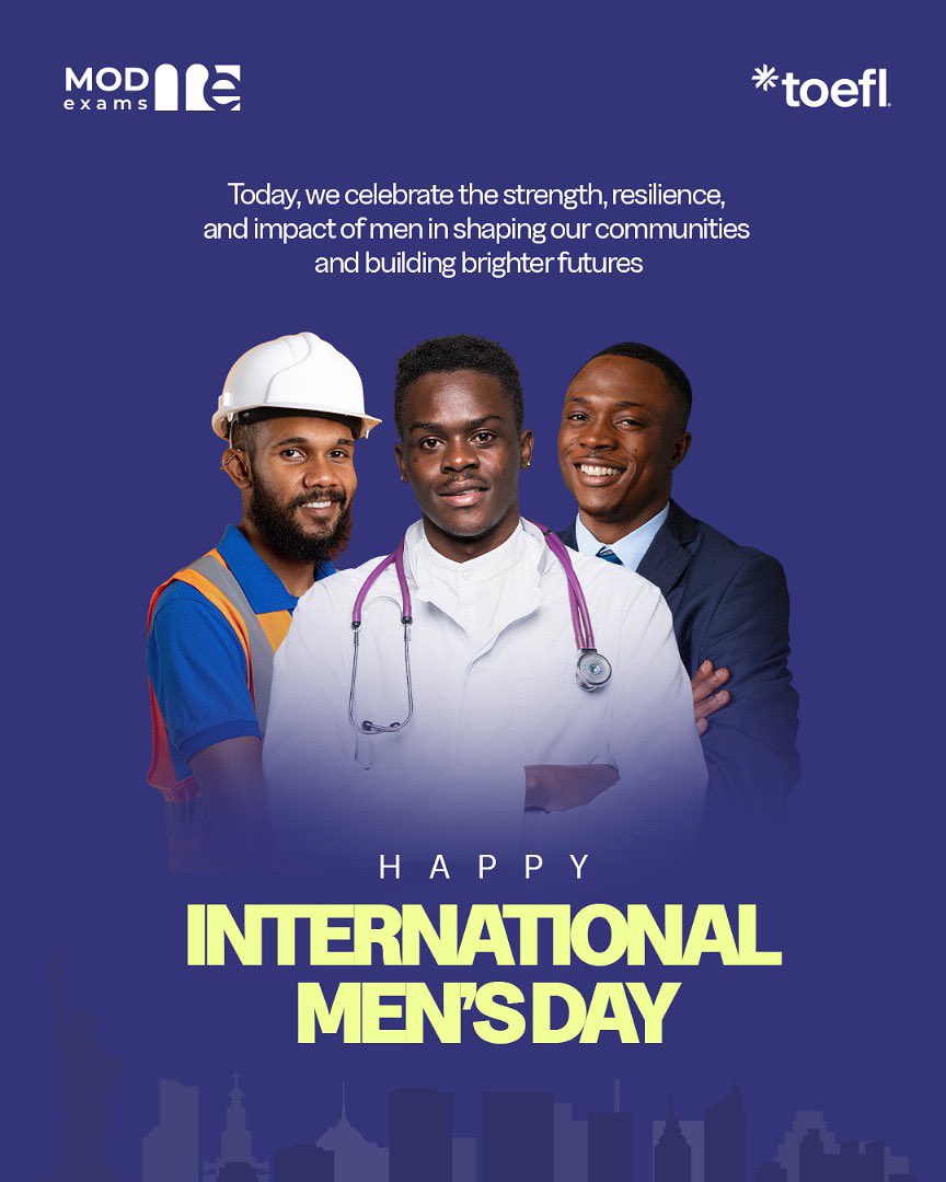 modexams's tweet photo. Today, we celebrate the strength, resilience, and impact of men in shaping our communities and building brighter futures

Happy International Men's Day! https://t.co/e6zAEFp5WP