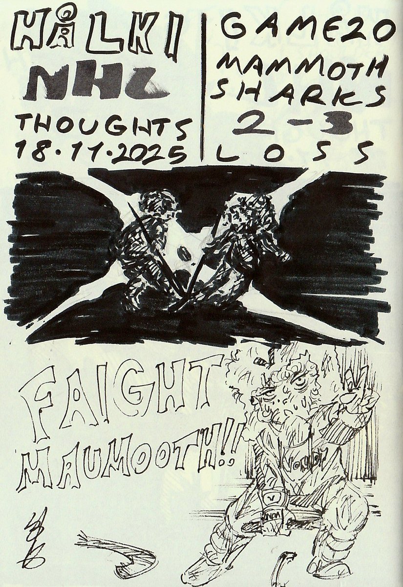 Hålki NHL Thoughts, Game 20, Mammoth v Sharks ✌️