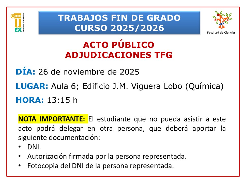 Facultad de Ciencias (@ciencias_uex) on Twitter photo 