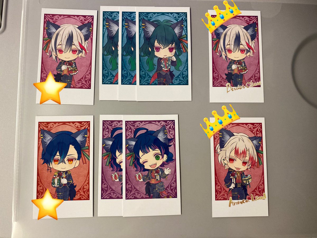 交換/譲渡】あくねこ ナンジャタウン インスタントフォト風カード