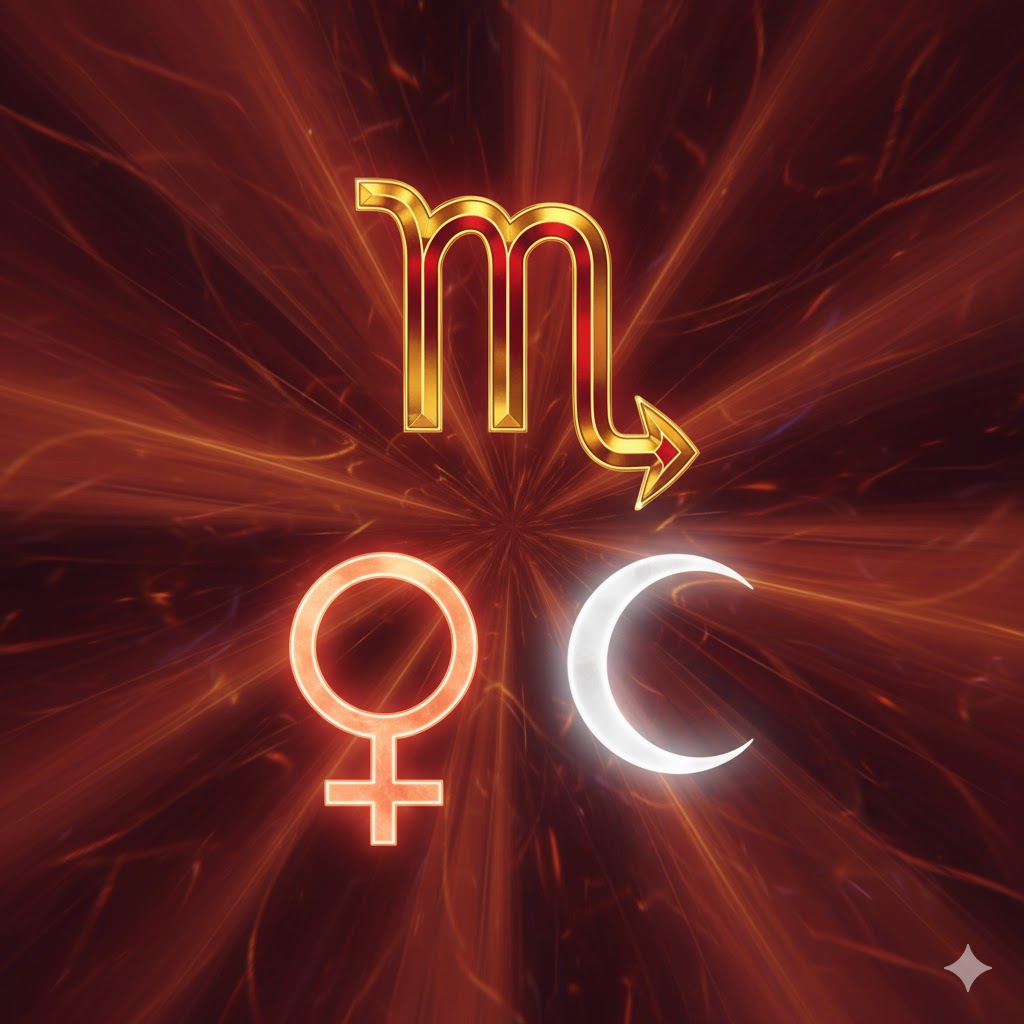 Venus is conjunct the Moon in Scorpio early today.
It's a good time to focus on your deepest desires, esp. those centered around what you really want to transform.

What do you need to be rid of so you can create something new?

It's also a good day to ask for favors.  #Scorpio