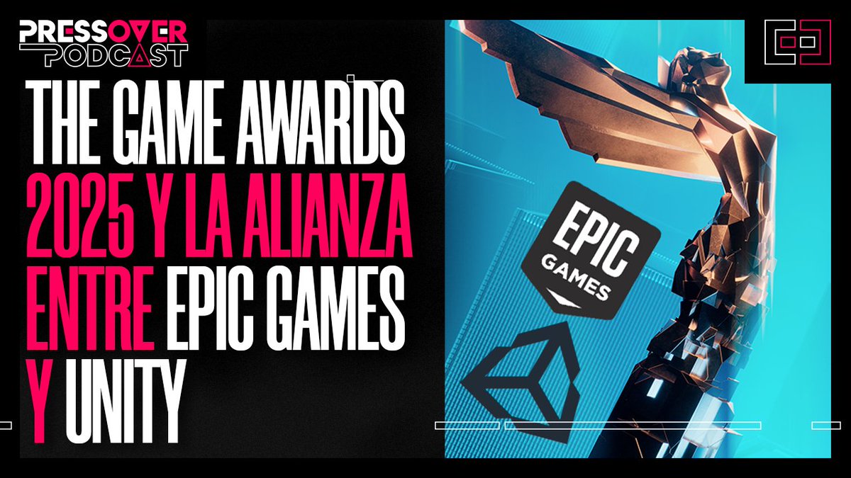 HOY en Press Over Podcast nos visita Juan Hernández, ex Star Wars: The Old Republic, para charlar sobre la alianza entre Unity y Epic Games y los nominados a <a href="/thegameawards/">The Game Awards</a> 2025.

A las 19 hs. junto a <a href="/MerGrazzini/">Mer Grazzini 🔜✈️ GDC!</a>, <a href="/JLo_Gamer/">Juan Lomanto</a> y <a href="/CafeSarcasmo/">Cafesarcasmo</a> por ➡️youtube.com/pressovernews