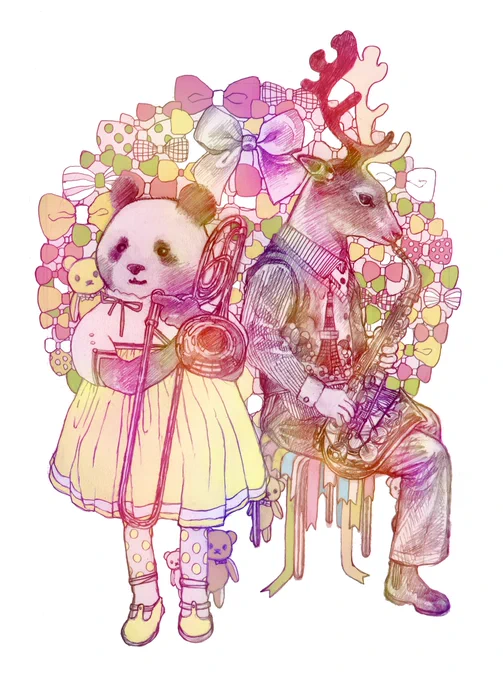 #遅咲き絵師の輪 咲いてませんが18の時に病気になり闘病のため今まで描けませんでした、、年はとても言える年ではありません。。。1番プロを目指したい時に描けなかった事が今でも心残りです、、もう、枯れるのを待つだけです、、