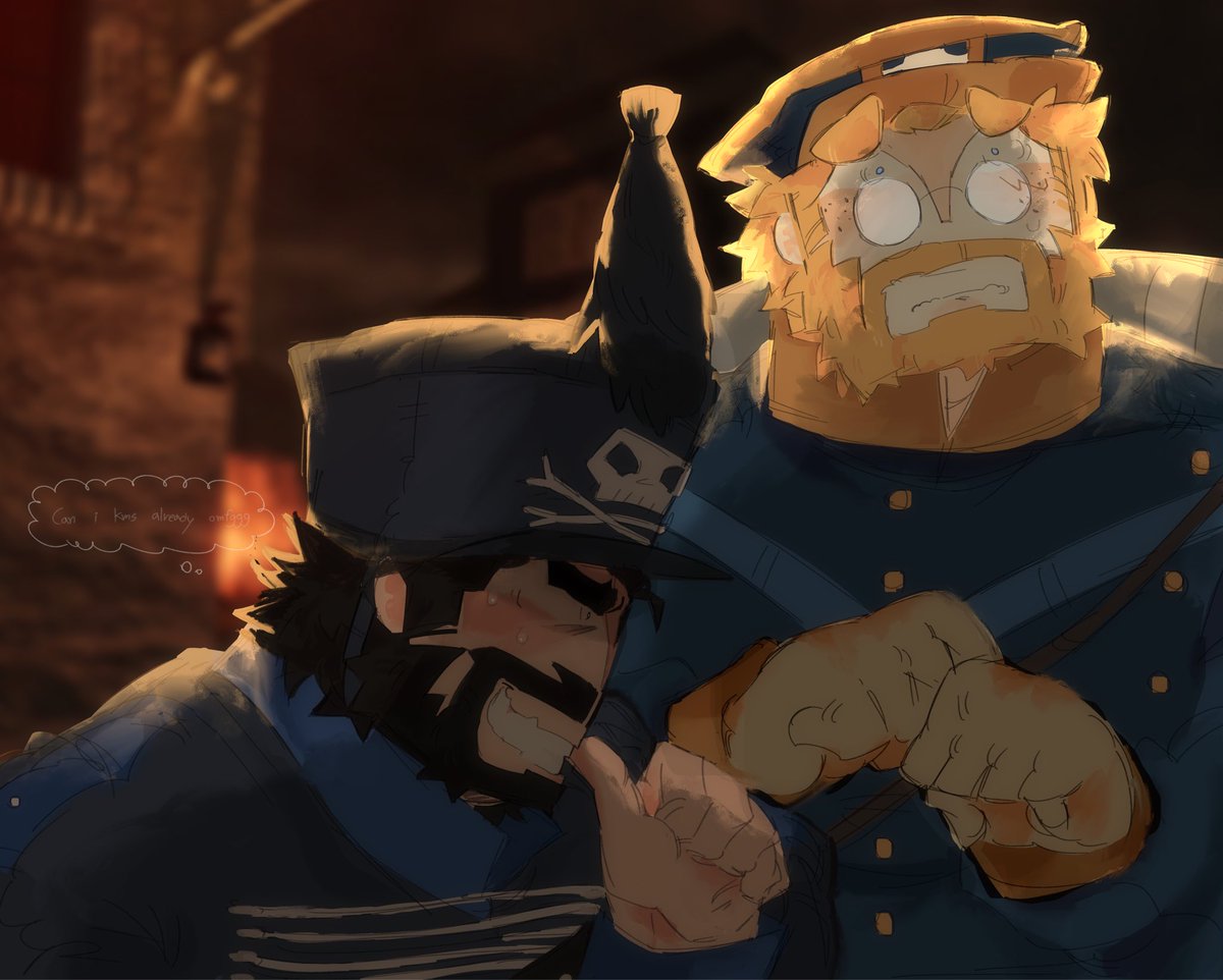 I’m bored and I just miss my sons sm ok (icantdrawbgforthelifeofme😭) #gutsandblackpowderoc