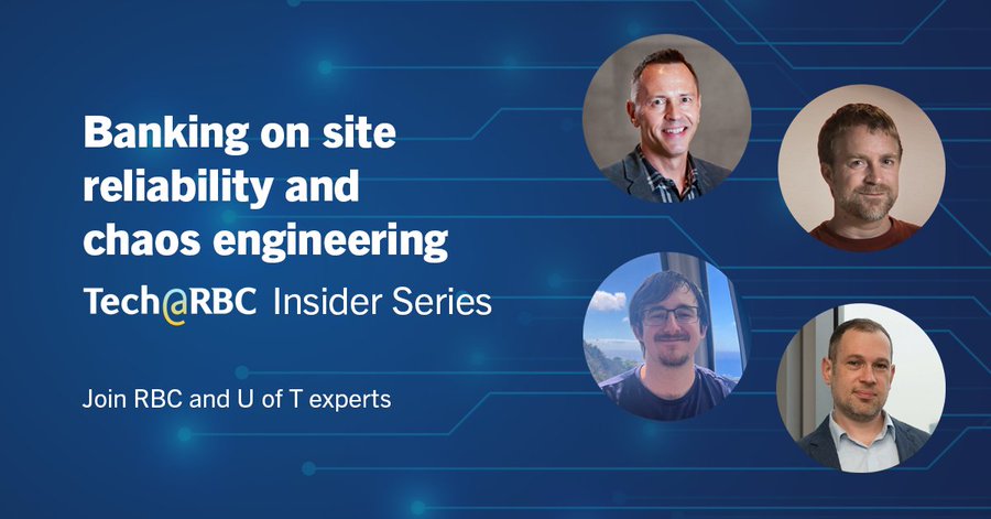 UofTEngineering's tweet image. Join us for a free two-part event where @RBC’s site reliability masters dive deep to show you how top tech companies ensure system resilience and reliability in today’s ever-changing tech world. 

November 26 at 5pm.

Register now: uofteng.ca/wc1oxm