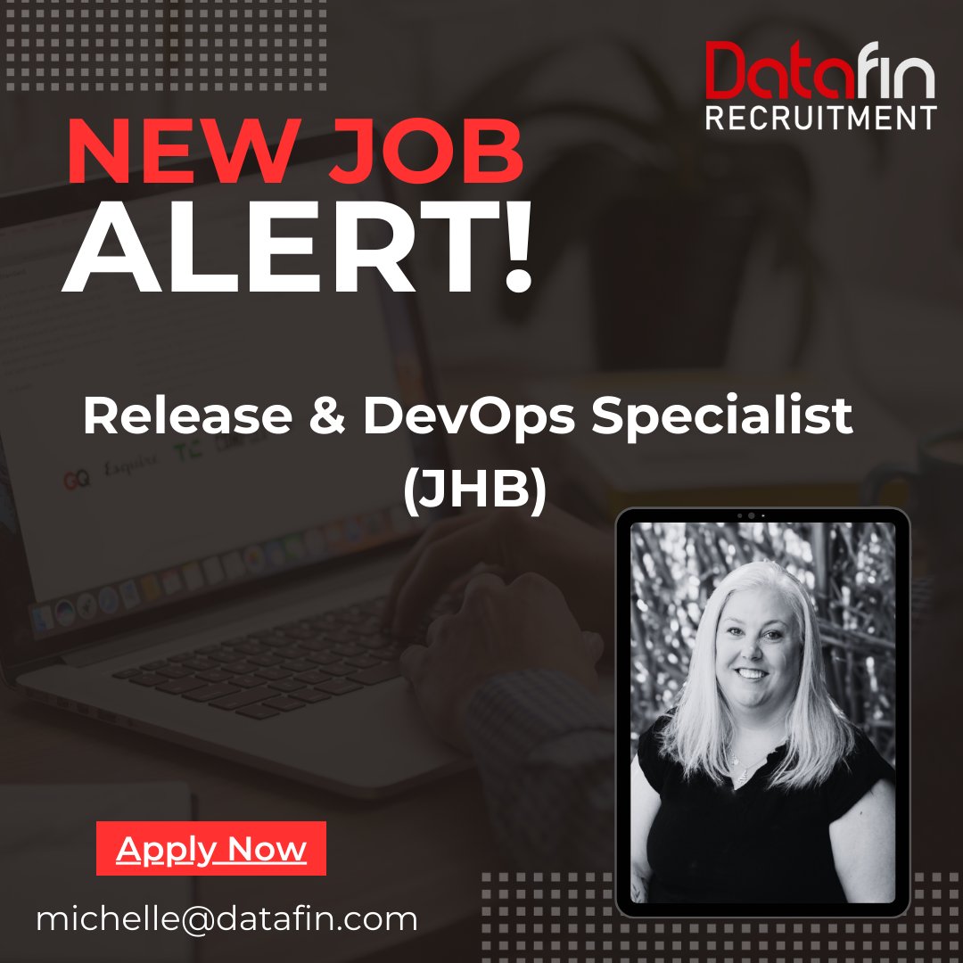 DatafinSA's tweet image. A provider of tailored Financial Solutions seeks a Release &amp;amp; DevOps Specialist who will ensure smooth, reliable, and repeatable software releases from development through staging to production.

Apply here - datafin.com/job/release-de…

#releaseanddevopsspecialist #datafinrecruitment