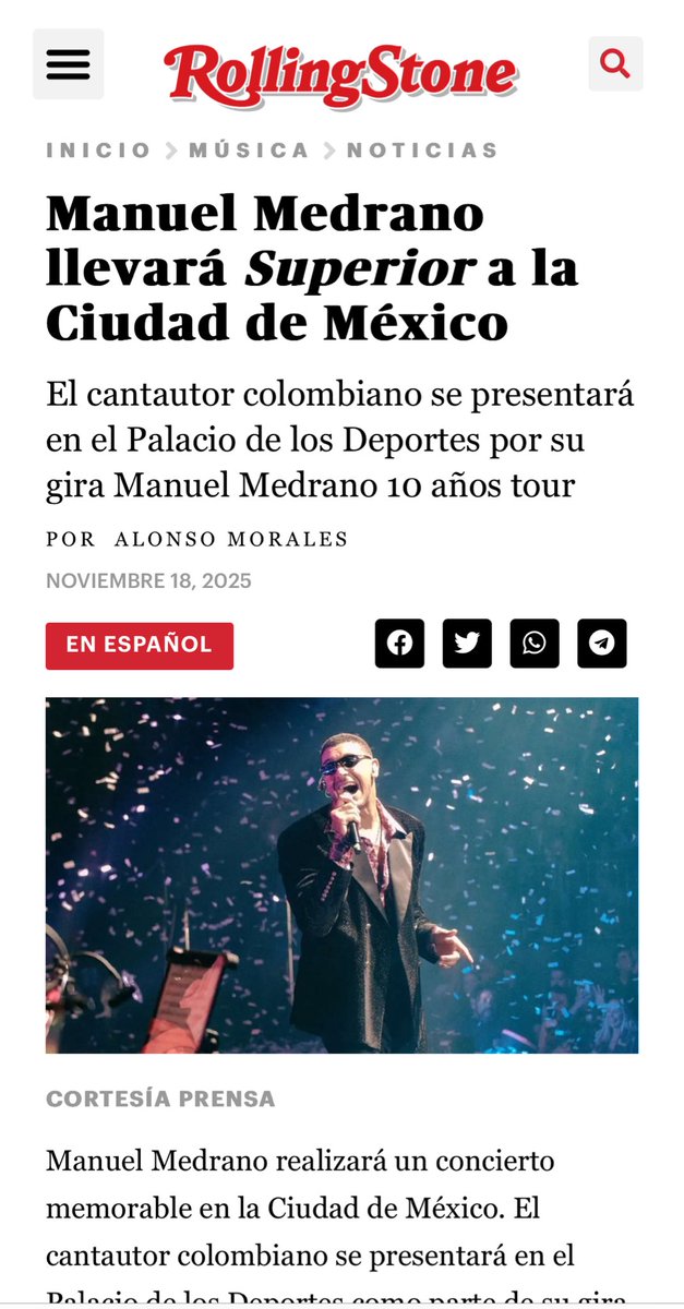 México! Nos vemos en el Palacio de los deportes este 27 de noviembre.