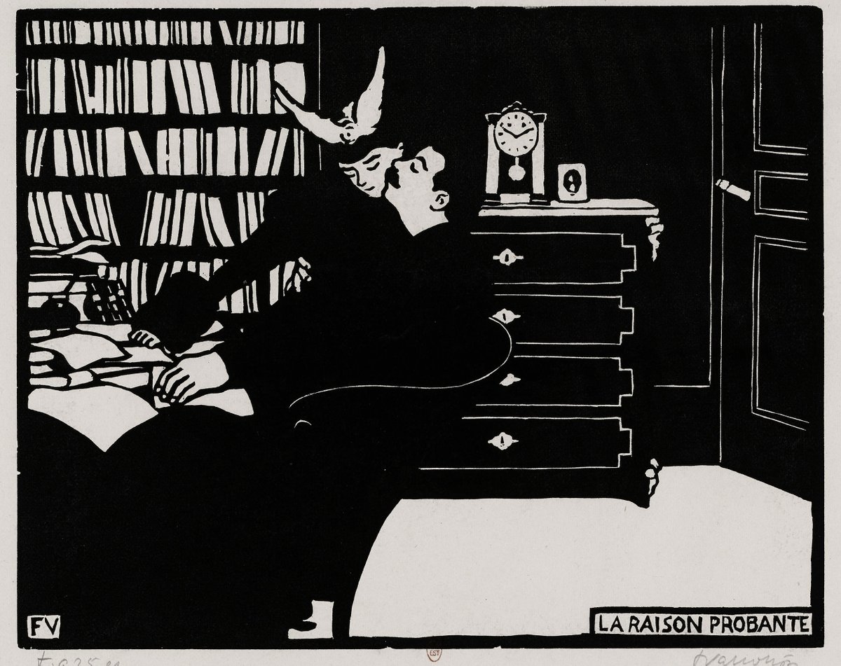 👀Félix Vallotton nous a livré des images à la fois sobres, audacieuses et mordantes de la vie parisienne des années 1890.

« Intimités » est son chef-d’œuvre de gravure - venez admirer des tirages originaux <a href="/laBnF/">La Bibliothèque nationale de France</a> dans notre expo « Impressions nabies » : essentiels.bnf.fr/fr/arts/arts-g…