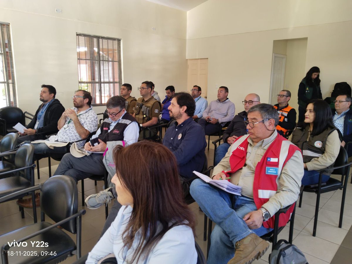 Carabineros de la Patrulla de Prevención de Incendios Forestales OS-5 de la Prefectura #Concepción, participa en Mesa Provincial de Prevención de Incendios Forestales, para coordinar las  estrategias preventivas de incendios con distintas entidades gubernamentales de Concepción.