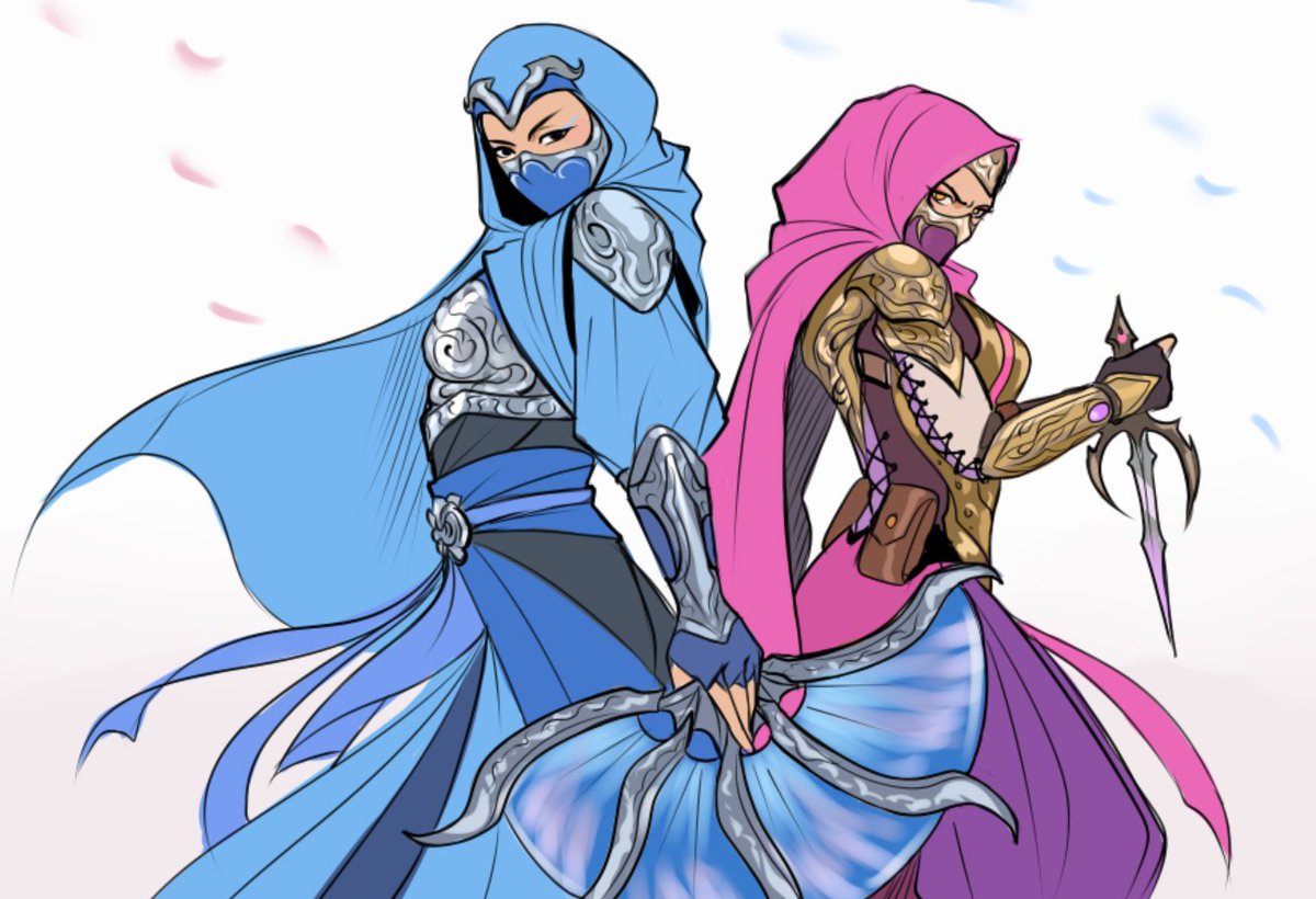 TazaPliket's tweet image. Quick drawing of hijabi Kitana and Mileena, and of course, no AI involved

#MortalKombat