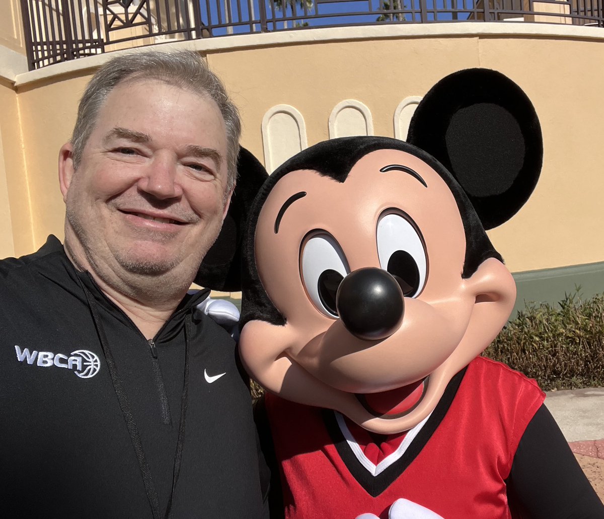 jackw62's tweet photo. No matter how old you are, there is something special about taking a selfie with Mickey. 😀

#MickeyMouse 
#WaltDisneyWorld 
#ESPNWideWorldofSports https://t.co/SSD8aNsjwu