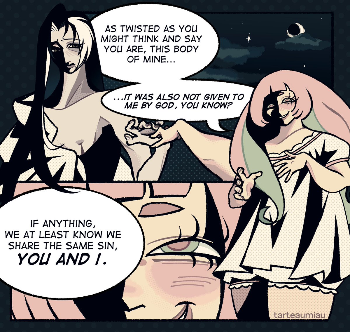 tarteaumiau's tweet image. im using this ragebait tweet to promote my yuri hey