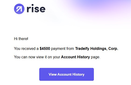 Just received my 6th Prop Payout from Tradeify!

Each account cost approx $400 USD, delivering a 6x ROI. 

Traded on the monthly mindset approach - rotating accounts. 

Treat your funded accounts like a business - not a slot machine. Keep going!