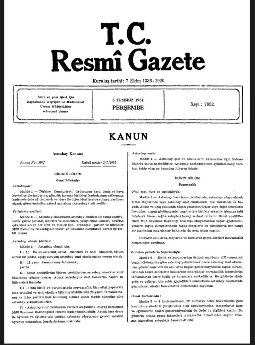 1951 yılından çıkarılmış Astsubay  kanunun çağa uygun  güncellenmesi,
Okul kaynağının lisans seviyesine çıkarılması,

Tsk Sınıf Okullarının MSÜ bağlanıp Sb ve Asb sınıf meslek eğitimlerinin akademik 2 dönem olarak yapılması mesleki kariyer için uygun olmaz mı?
<a href="/GundemSensin/">Gündem Sensin Haber Portalı</a>