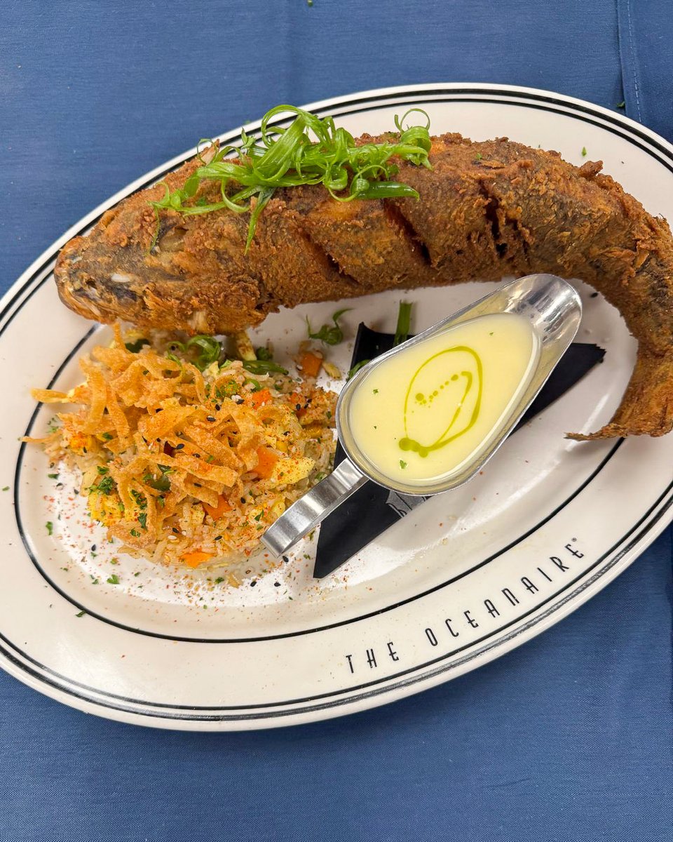 Looking for something fun and unique? Ask your server what specials our chefs can cook up.

📍: Washington, D.C.
🍽️: Fried Rockfish