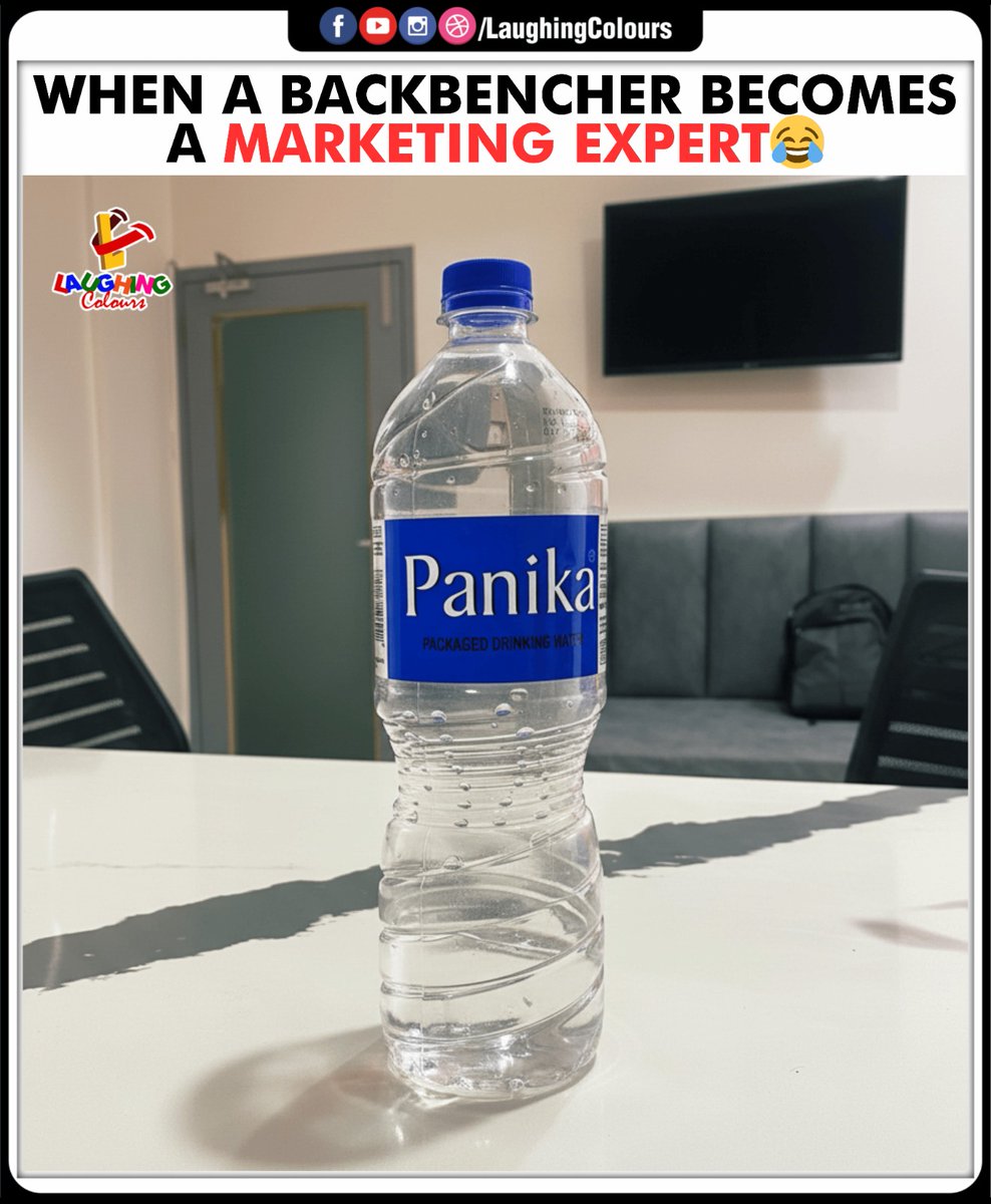 LaughingColours's tweet image. Funny student marketing 😂

#Backbencher #FunnyMeme #DesiHumor #MarketingJokes #Relatable #LaughingColours