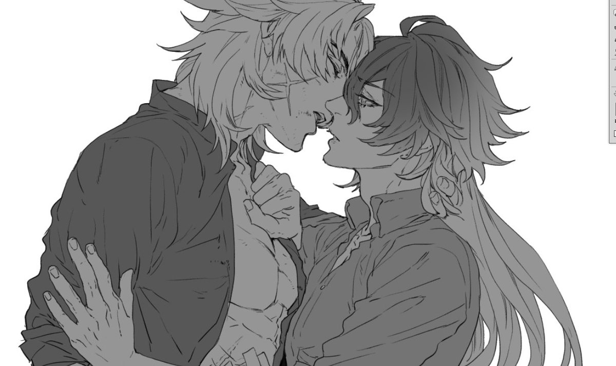 tkn_ossan's tweet image. 「総大将という立場も弁えずに前線に出てあなたは…まずは手当てが先でしょう」って呆れられてるルカキリ～～～～～～～～～
フリンズに呆れられながらもでっかいワンコがﾖｼﾖｼいてもらってるといいと思いますｳｳｳｳ