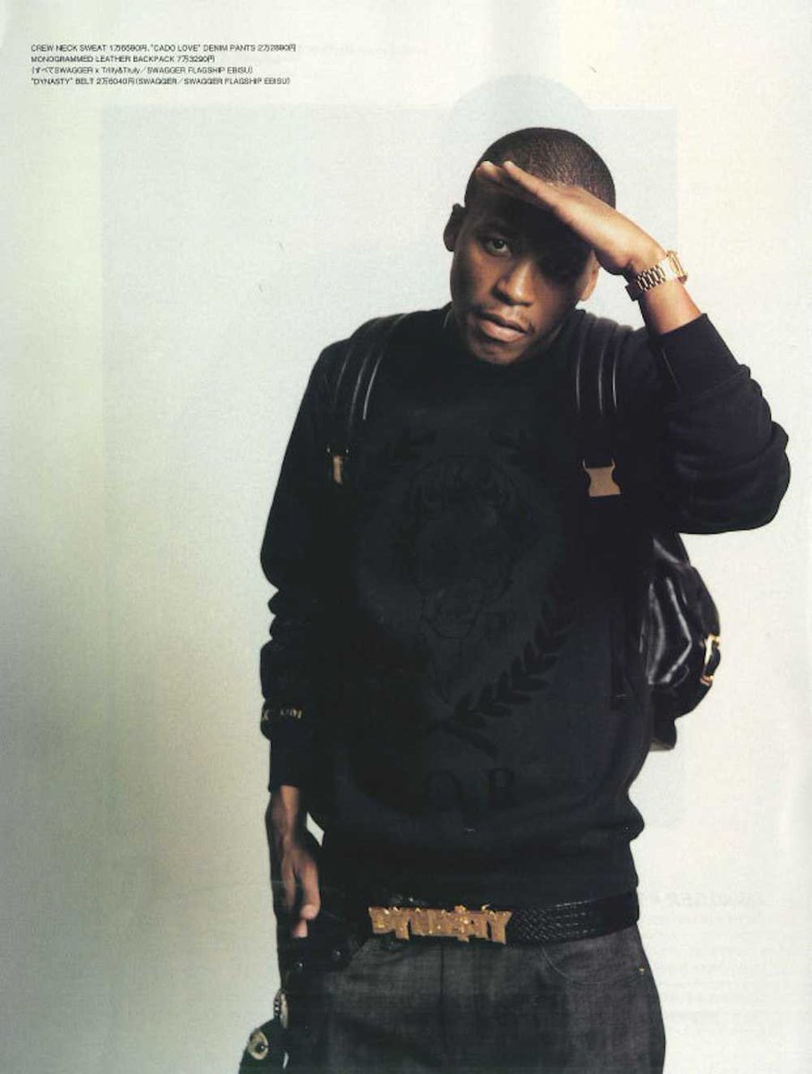 my son had Romanelli leather and Maharishi collabs by the time his 2nd album came out. he doesn’t get talked about enough