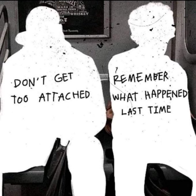 Lovandfear's tweet image. Don't get too attached