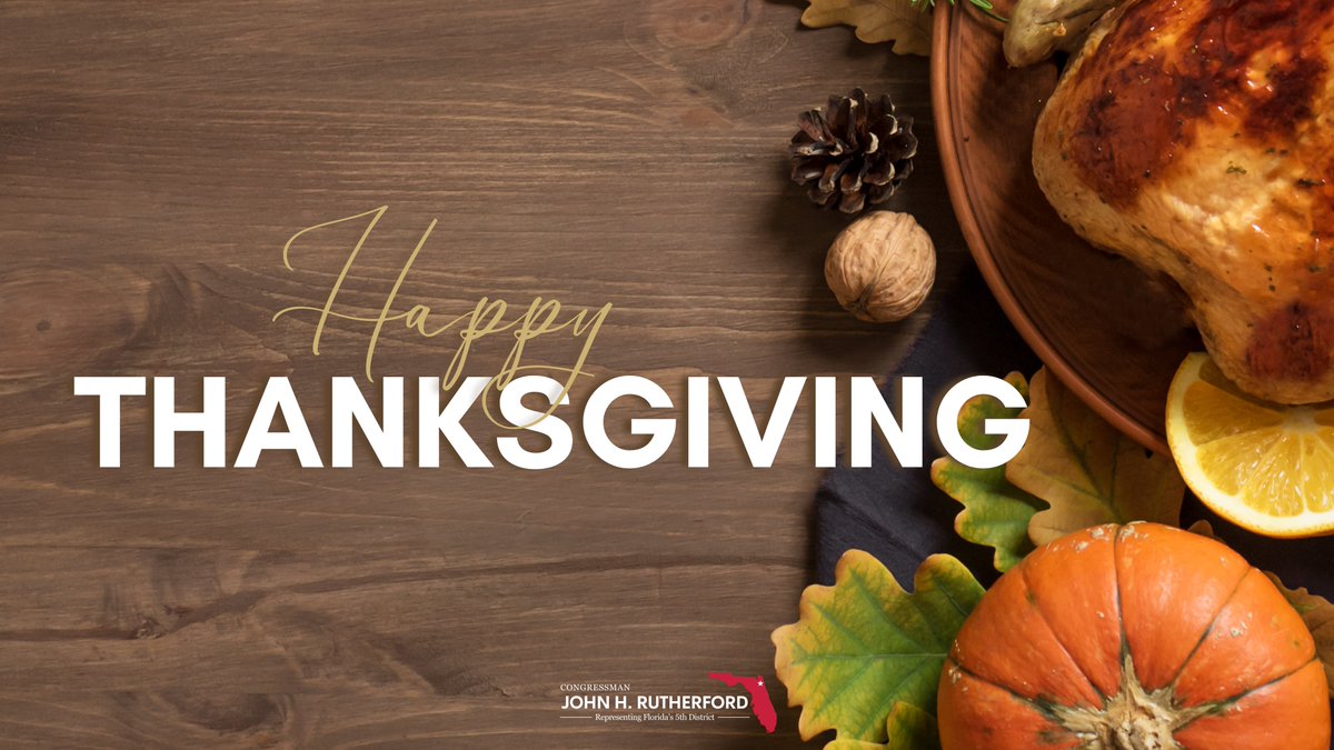 RepRutherfordFL's tweet image. This holiday season, there is so much for us to be thankful for. Today and every day, I am beyond thankful for my family, friends, faith, health, and freedom. I am also thankful for those who serve and protect our country, including our servicemembers and first responders.

We…