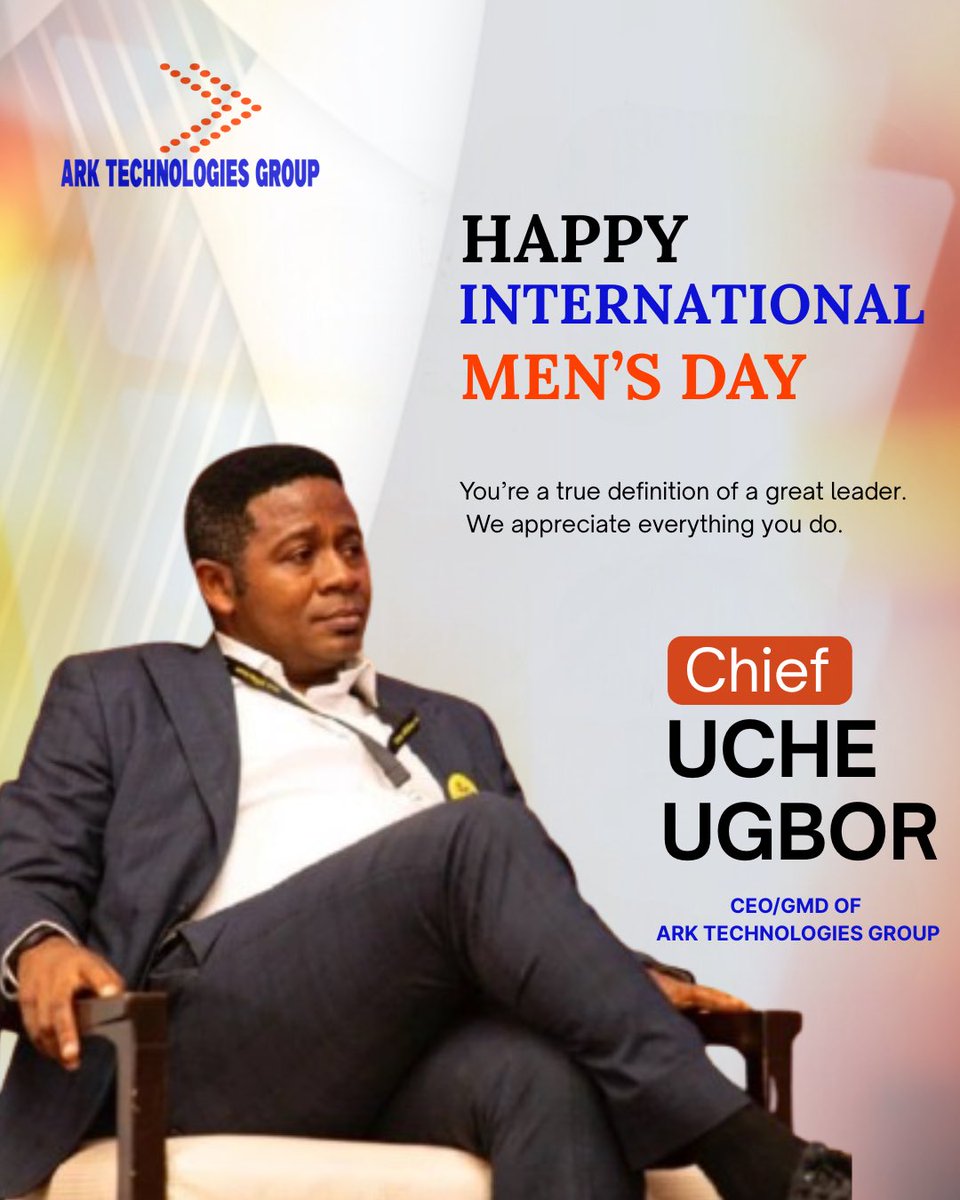 ark_techgroup's tweet image. Today gives a simple reminder that being a man is more than the things you handle every day. It is the kindness you show, the patience you practice, and the quiet effort you put into becoming a better person.

Happy International Men’s Day