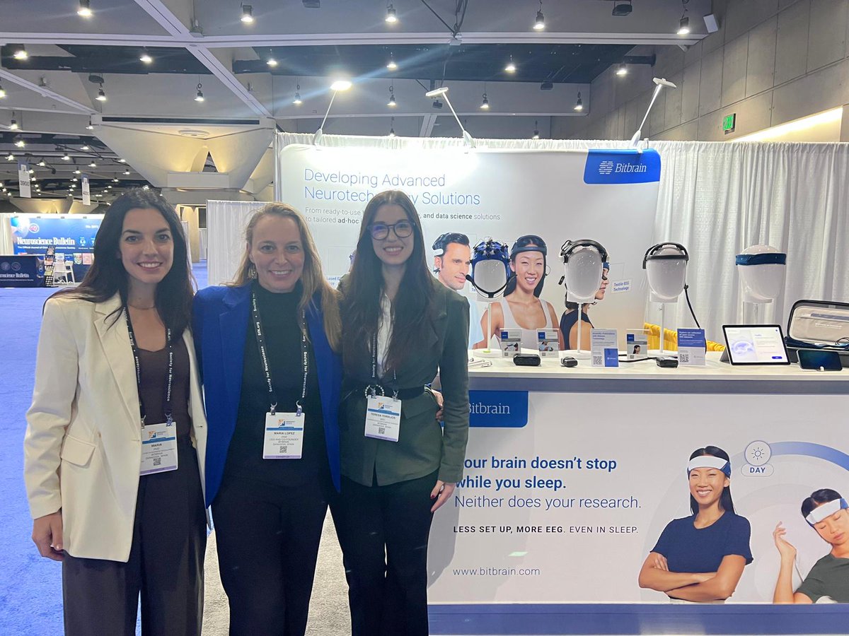 Bitbrain_en's tweet image. And that’s it for SfN 2025! 

Always a real pleasure to connect with so many dedicated researchers, all working with one goal in mind: exploring the frontiers of #neuroscience to better understand the brain. 

See you next year in Washington, @SfNtweets!

#neurotechnology #EEG