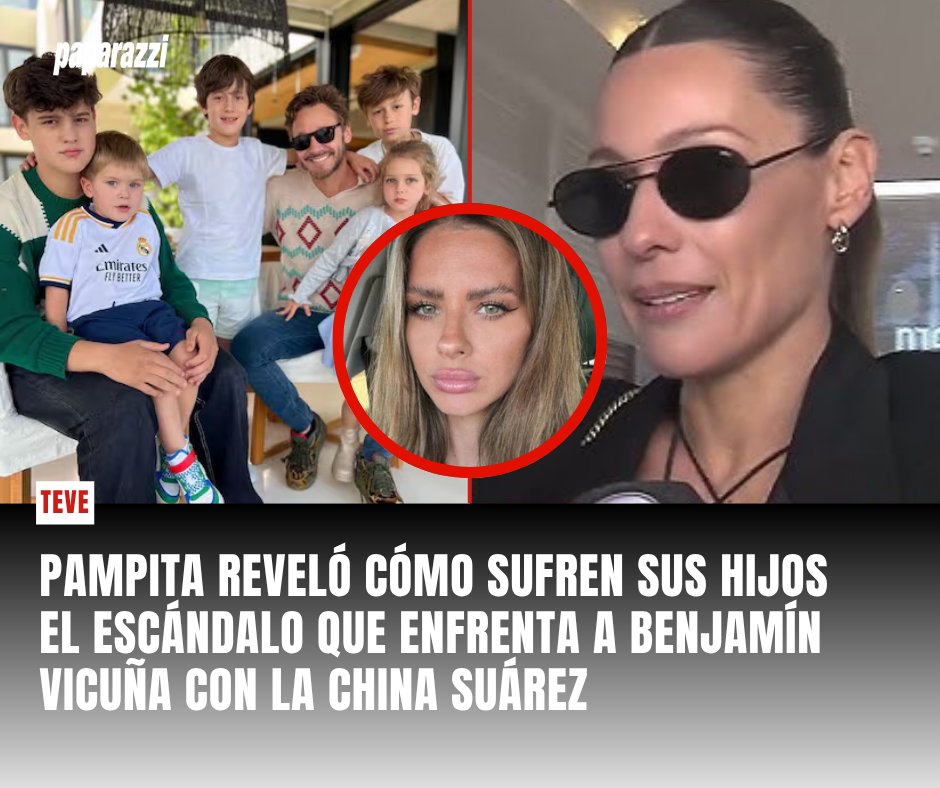 NO LE GUSTA NADA🤬❌ La modelo contó lo que pasa puertas adentro luego de las fuertes declaraciones de la China sobre el papá de Bautista, Beltrán y Benicio.

👀 Descubrí qué dijo: paparazzi.com.ar/teve/tension-m…