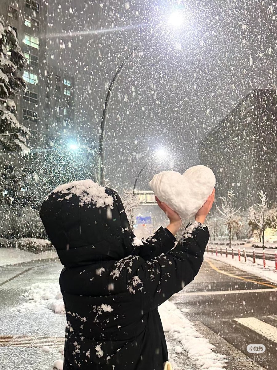 heart snow