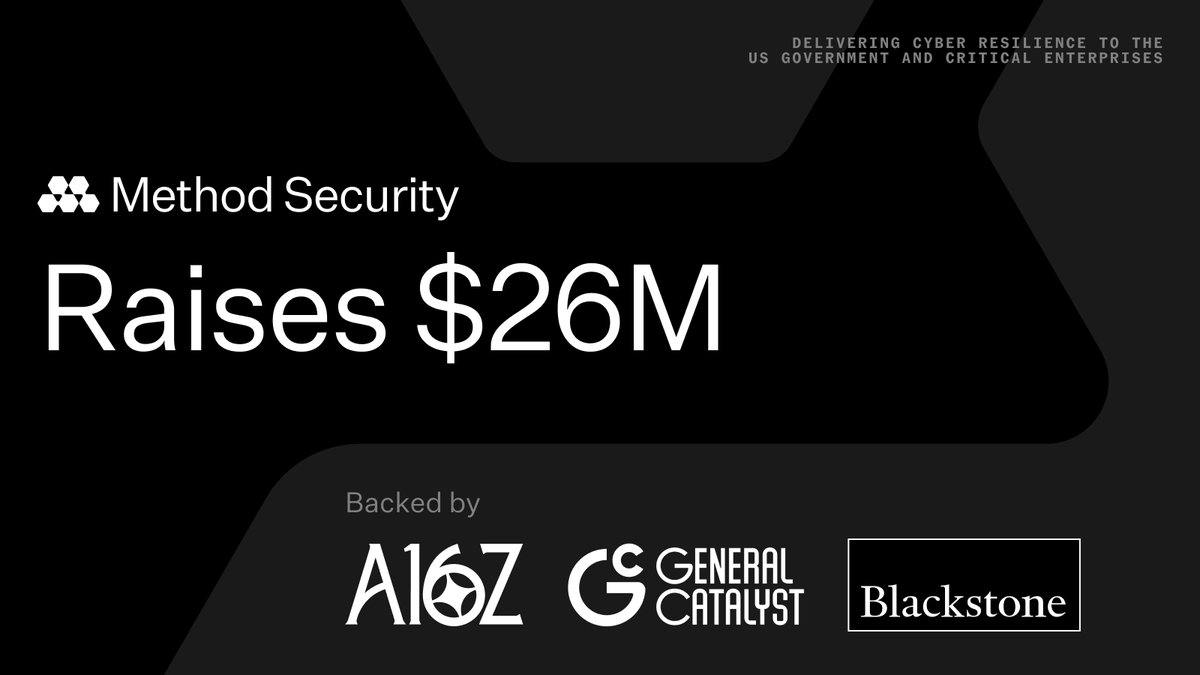 method_security's tweet image. Method is building autonomous cyber systems for the U.S. Government and critical enterprises.

America is facing perpetual cyber conflict. With AI accelerating the speed and scale of attacks, U.S. cyber operators need new capabilities to stay ahead. 

Method is delivering those…