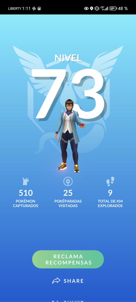 KAISERMLR's tweet photo. Bueno ahí voy😅😁 esos niveles los alcancé esté fin de semana 😁 
#Pokemon
#PokemonGOApp 
#diversion https://t.co/HHs10xG9Za