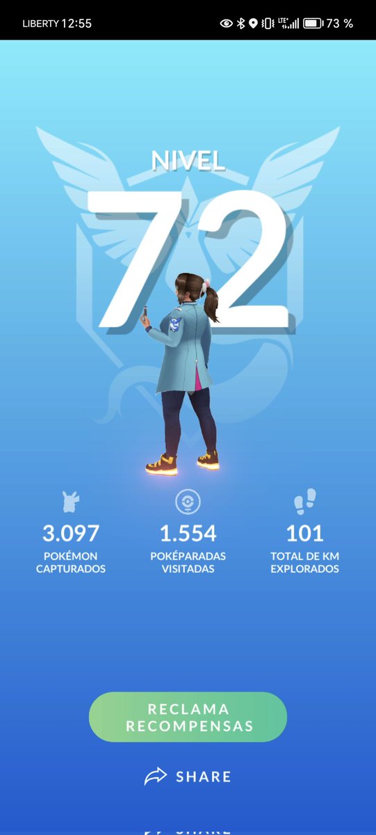 KAISERMLR's tweet photo. Bueno ahí voy😅😁 esos niveles los alcancé esté fin de semana 😁 
#Pokemon
#PokemonGOApp 
#diversion https://t.co/HHs10xG9Za