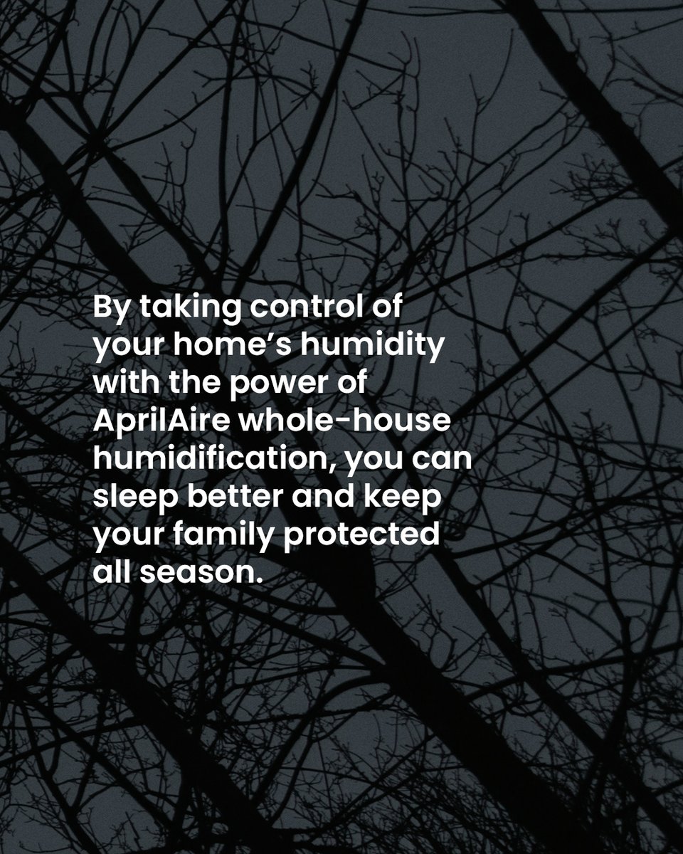 AprilAire's tweet image. While you enjoy your family time this season, there&apos;s one thing you don&apos;t need: dry air causing chaos! 🏡
 
Balance #Humidity levels with the power of AprilAire whole-house humidification and get comfort you can see and feel. bit.ly/43TQcOG