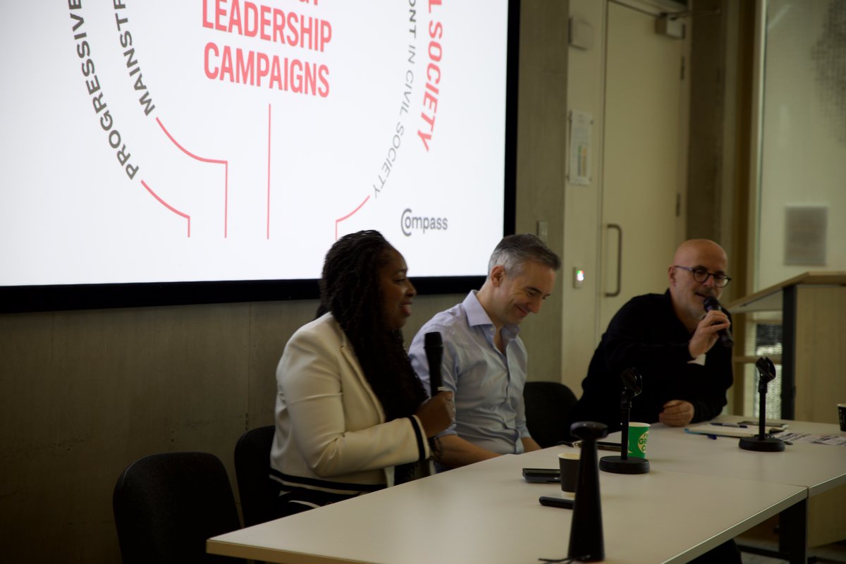 CompassOffice's tweet image. Massive thank you to everyone who attended Saturday’s #ChartingOurCourse.

Our members are not passive observers; they are co-conspirators for change, driven by the belief that politics can be different.

Together, we build the ideas, alliances, and power needed to challenge the…