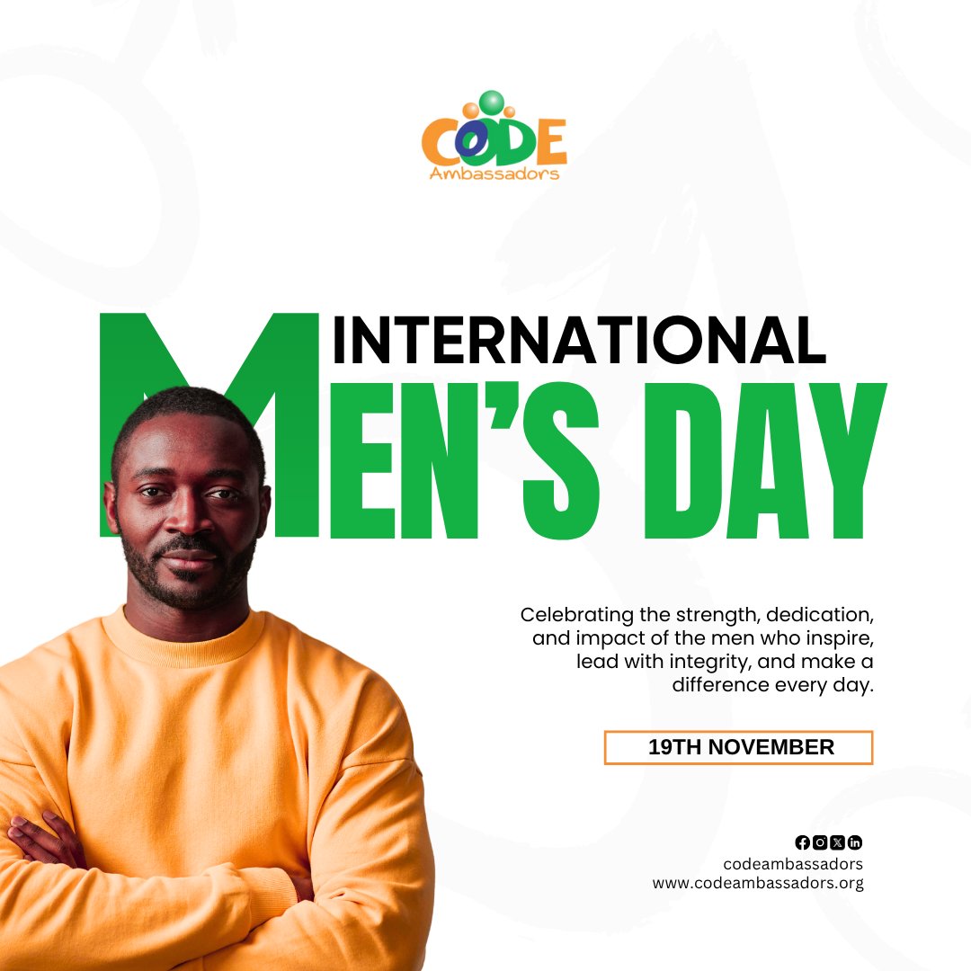 codeambassadors's tweet image. Happy International Men’s Day!🥳

Here’s to the dads, uncles, mentors, teachers, and to the boys discovering their power through learning and tech.

Keep leading with heart.
Keep building with purpose.
#CodeAmbassadors #MensDay