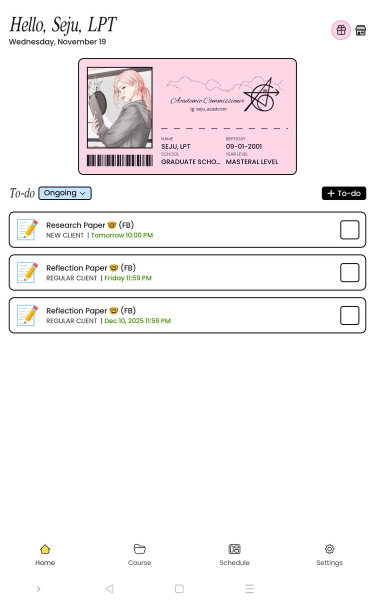 sejuacadcom's tweet image. Down to 3 pendings 🌸

For inquiries, contact us 🫶🏼
⬇️🌸⬇️
IG: instagram.com/seju_acadcom/  
TG: t.me/sejuacadcom

tags: lf clients | #commstwt | commissioner