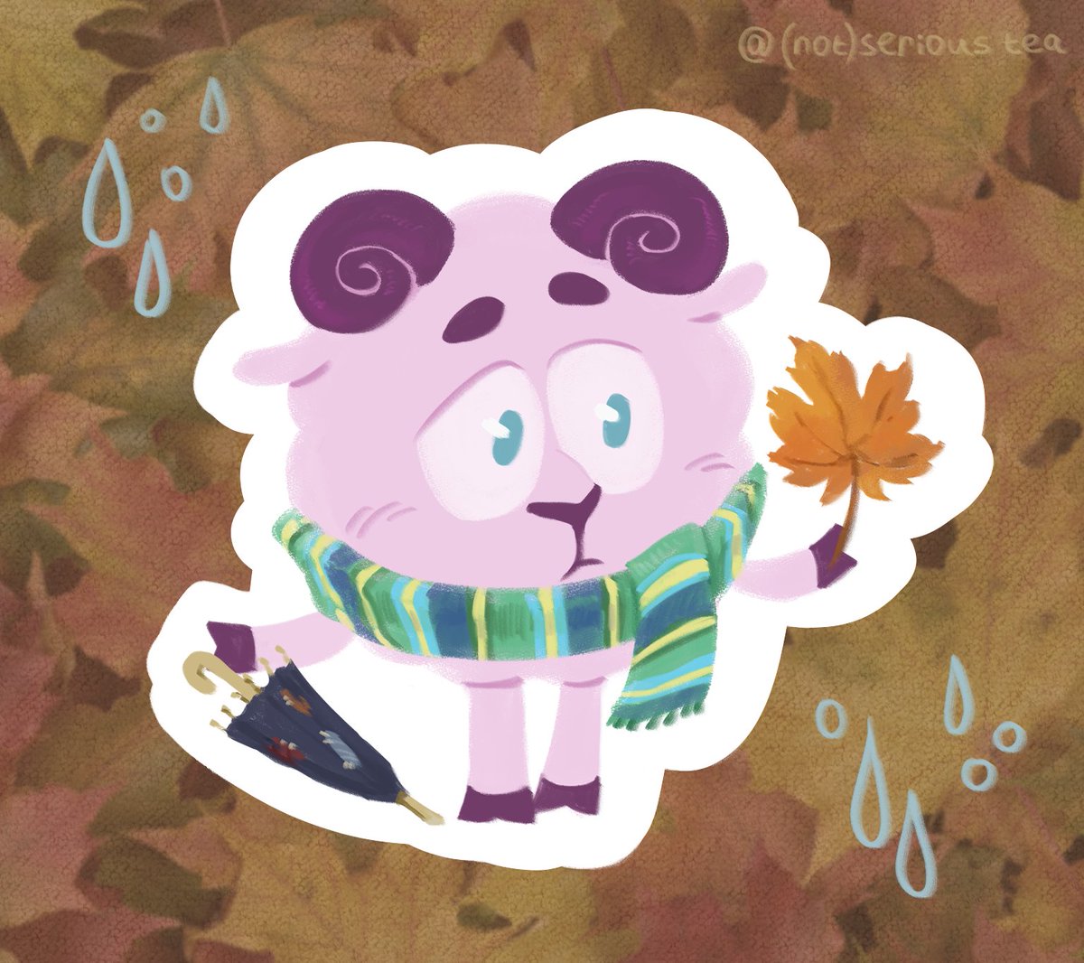 NotSeriousTea's tweet image. — И непонятно, то ли жизнь всегда была бессмысленной, а ты просто не замечал этого, то ли смысл был, но куда-то затерялся 🍂

#art #смешарики #kikoriki