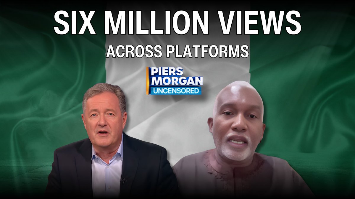 PiersUncensored's tweet image. As @NICKIMINAJ speaks at the UN, last night&apos;s show on Nigeria has gained more than 6m views across our platforms.

Thank you for engaging in this important issue.

📺 youtu.be/oQf9kfbzccg