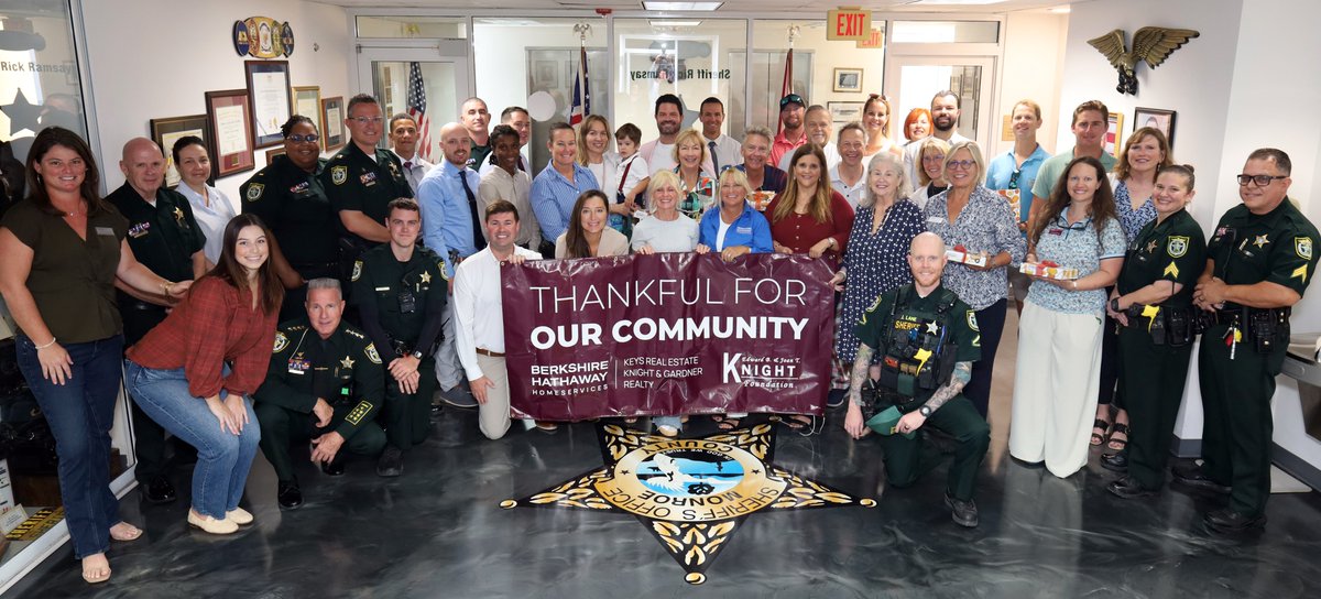 Berkshire Hathaway/Edward B. Knight Foundation thanks MCSO  ocv.im/JoXXFG2